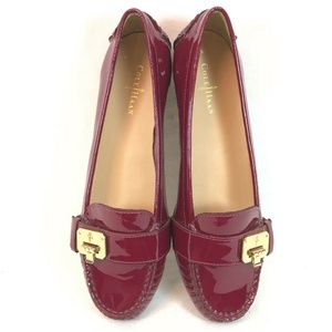 Cole Haan Patent Leather Smoking Flats Loafers